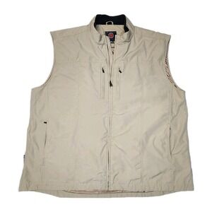SCOTTEVEST TEC SeV Travel Utility Vest Men's Size 3XL XXXL Khaki Pockets Hiking